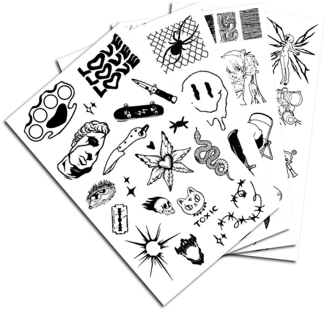 Set of Tattoos